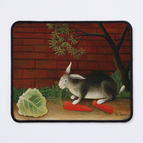 Item preview, Rabbit Henri Rousseau Art designed and sold by ArtUnova.