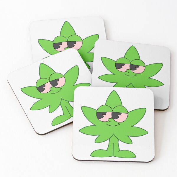 Item preview, Stoned Weed Leaf - Chill Cannabis 420 Design designed and sold by Cannaxes Studio.