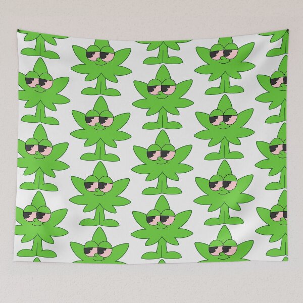 Item preview, Stoned Weed Leaf - Chill Cannabis 420 Design designed and sold by Cannaxes Studio.