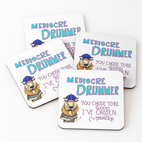 Item preview, Mediocre Drummer designed and sold by mortiz-art-official.