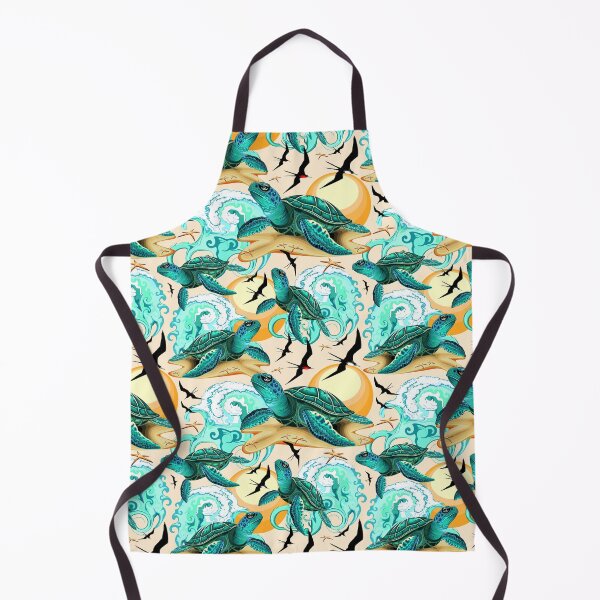 Item preview, Sea Turtle, Ocean Wave and Frigate Birds designed and sold by BluedarkArt.