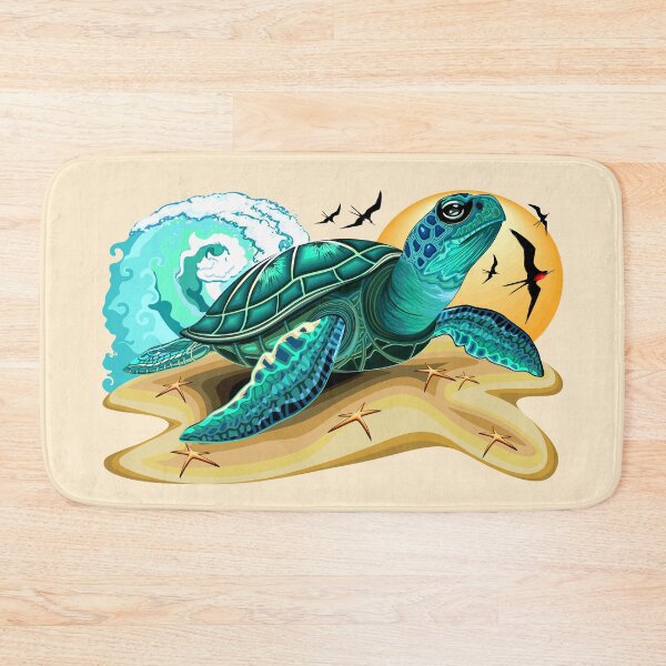 Item preview, Sea Turtle, Ocean Wave and Frigate Birds designed and sold by BluedarkArt.