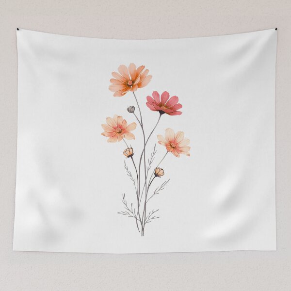 Item preview,  Bouquet of  cosmos flowers designed and sold by uunaa.