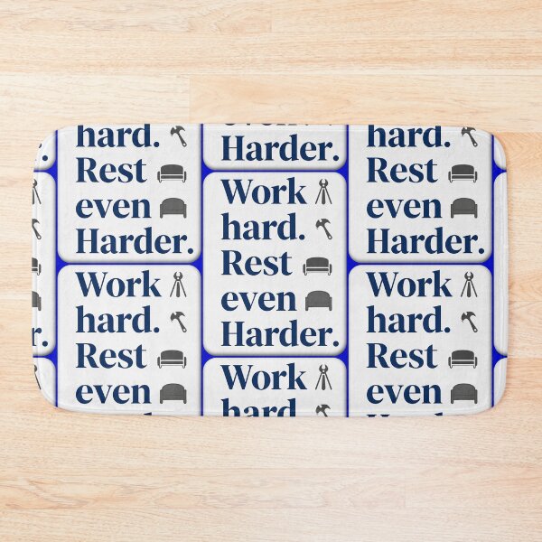 Item preview, Work Hard Rest Even Harder Bold Typography Shirt designed and sold by Topoartispp.
