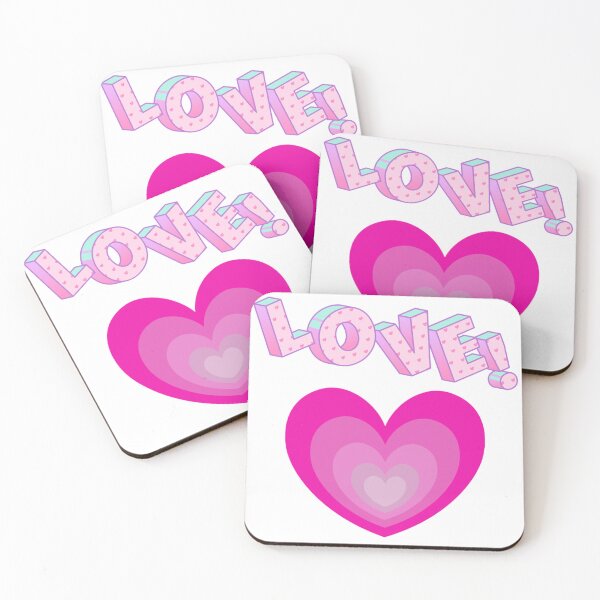 Item preview,  Cute Pink Love Heart | Kawaii Valentine Aesthetic designed and sold by Rawafi Art Studio.