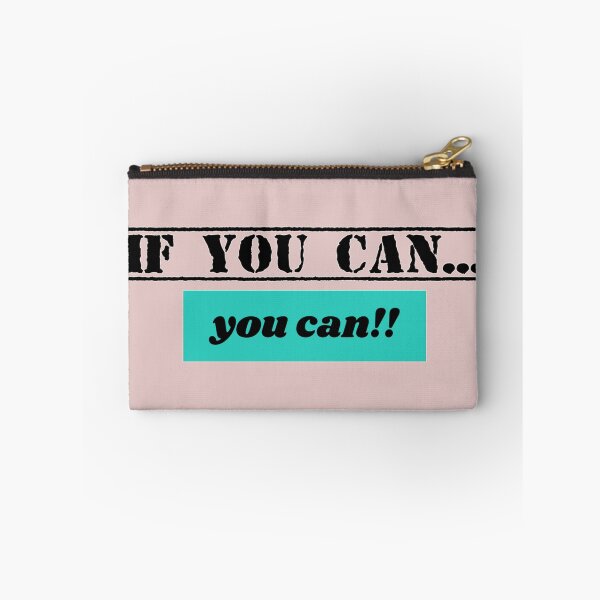 Item preview, If You Can You Can Motivational Typography Design designed and sold by PixelParinda.