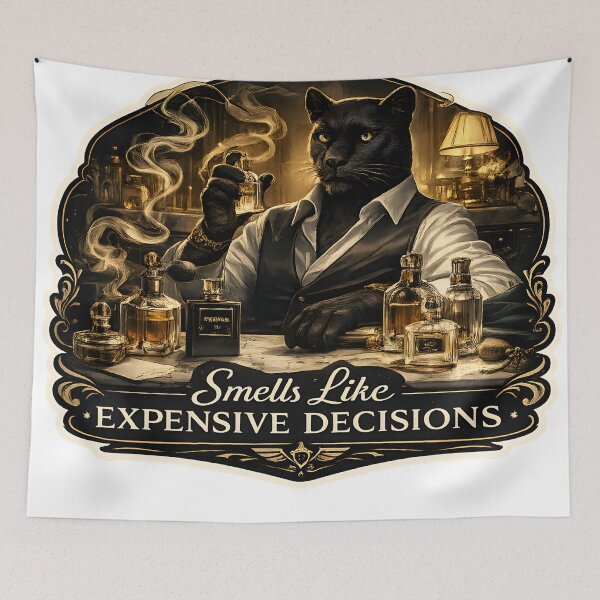 Item preview, Smells Like Expensive Decisions Luxury Perfume Editorial Aesthetic designed and sold by StickyGuys.