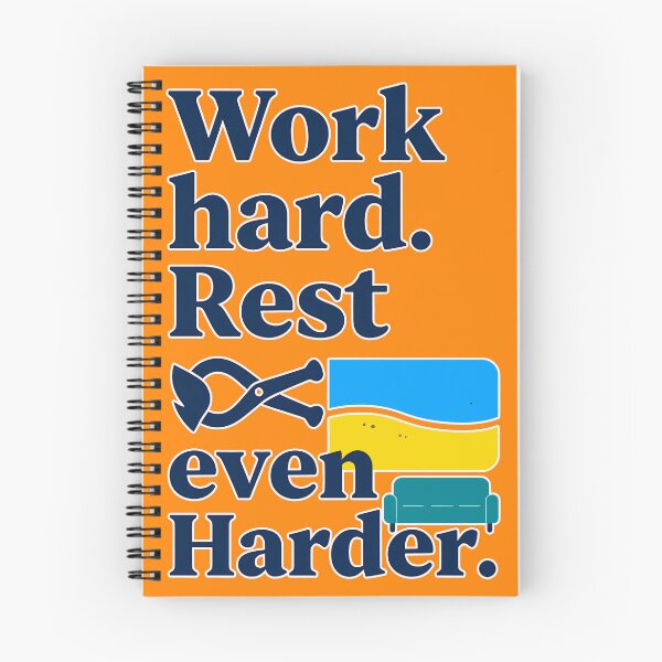 Item preview, Work Hard Rest Even Harder Beach Lifestyle Design designed and sold by Topoartispp.