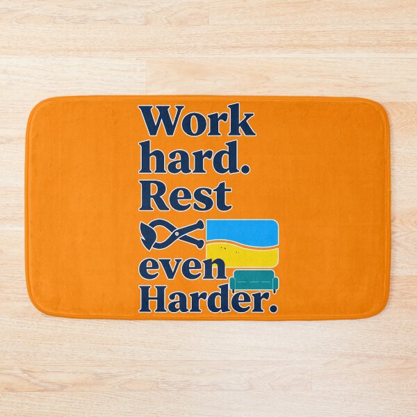 Item preview, Work Hard Rest Even Harder Beach Lifestyle Design designed and sold by Topoartispp.