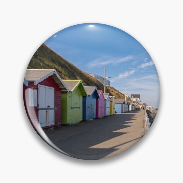 Item preview, Beach huts along the promenade in Sheringham, Norfolk Coast designed and sold by yackers1.