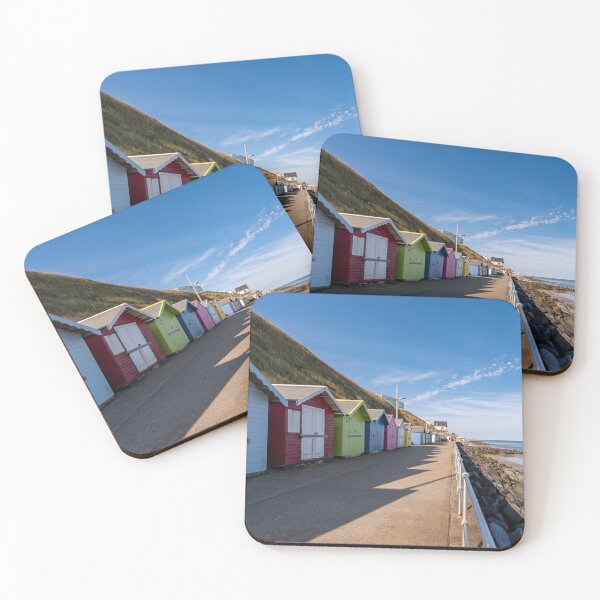 Item preview, Beach huts along the promenade in Sheringham, Norfolk Coast designed and sold by yackers1.