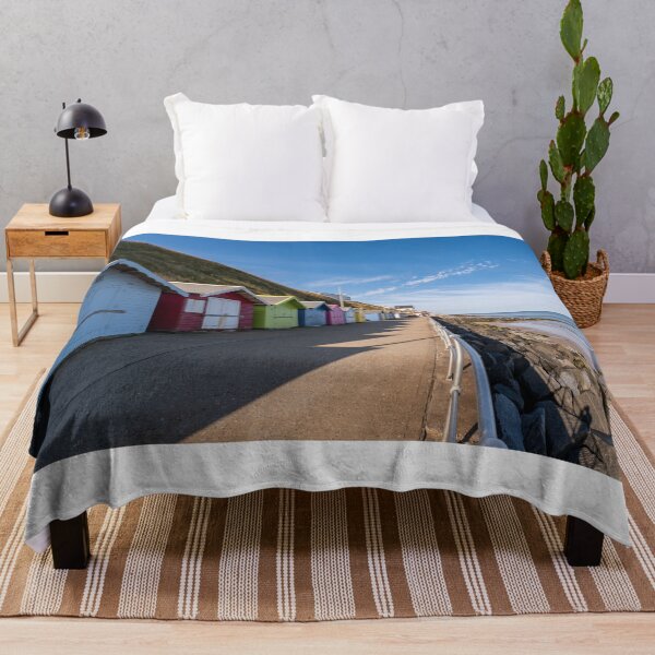 Item preview, Beach huts along the promenade in Sheringham, Norfolk Coast designed and sold by yackers1.