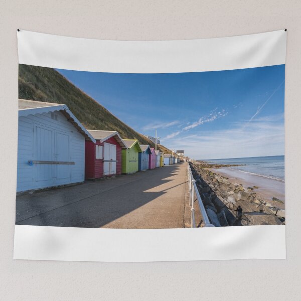 Item preview, Beach huts along the promenade in Sheringham, Norfolk Coast designed and sold by yackers1.