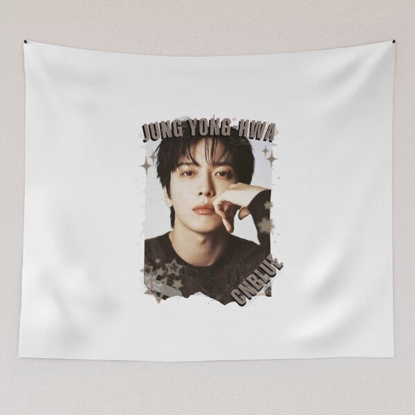 Item preview, CNBLUE Jung Yong-hwa Kpop Group Band Collage Digital Art Portrait designed and sold by AJUNICE STUDIO.