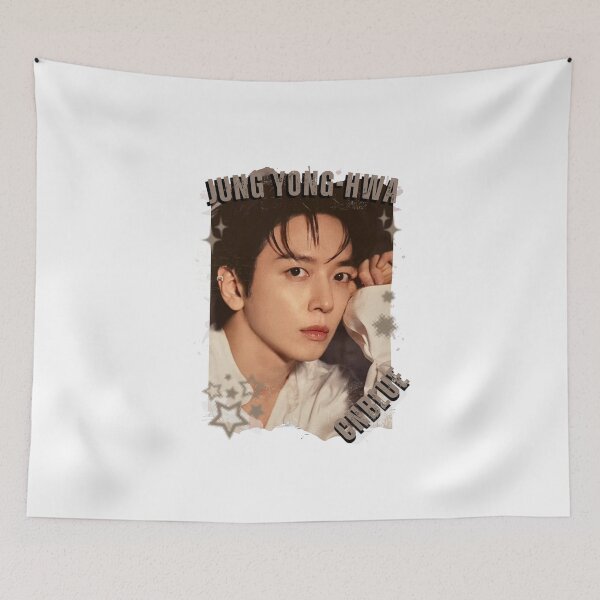 Item preview, CNBLUE Jung Yong-hwa Kpop Group Band Collage Digital Art Portrait designed and sold by AJUNICE STUDIO.