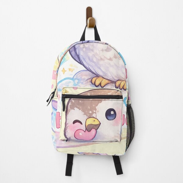 Item preview, Pastel Cute Falcon with Funny Quote “I Swoop Both Ways” – Kawaii Bird Icon PNG designed and sold by Nusha Creations.