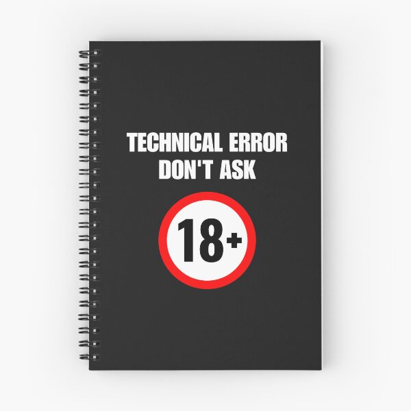 Item preview, Warning 18 Plus Error designed and sold by ContigoART.