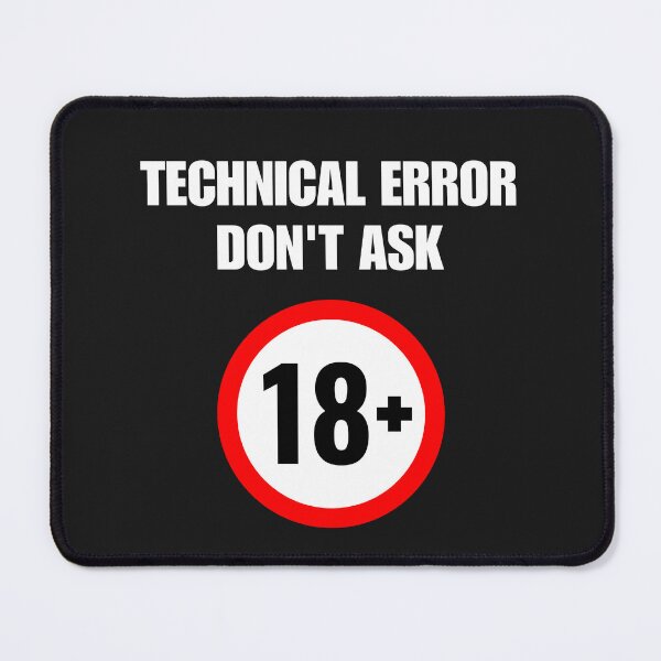 Item preview, Warning 18 Plus Error designed and sold by ContigoART.