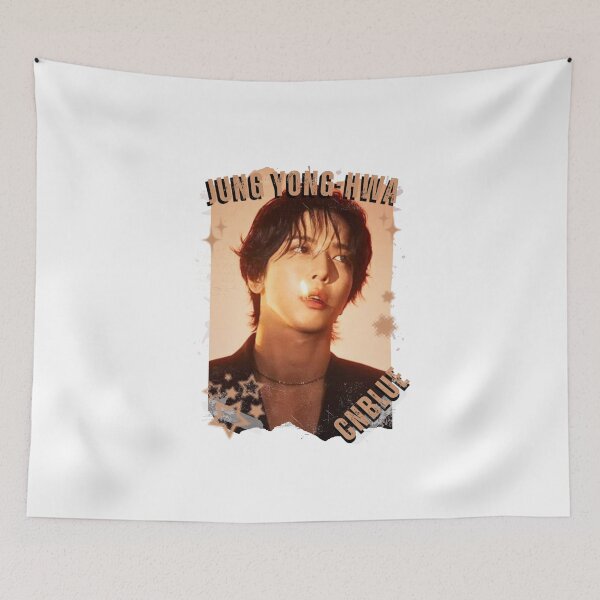 Item preview, CNBLUE Jung Yong-hwa Kpop Group Band Collage Digital Art Portrait designed and sold by AJUNICE STUDIO.