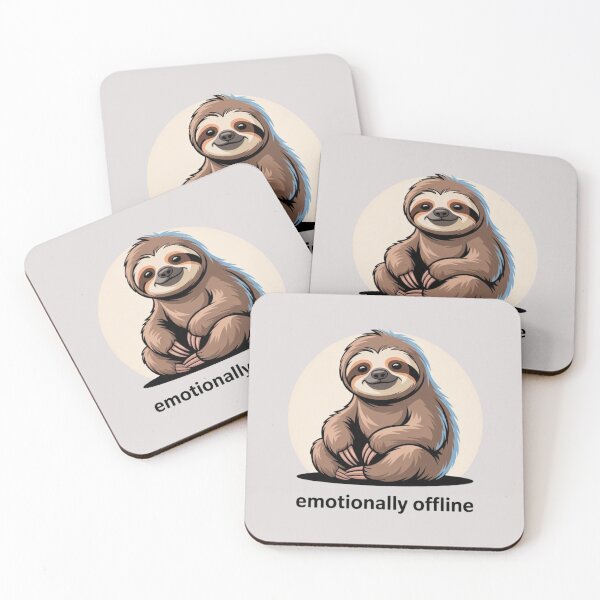 Item preview, SLOTH - EMOTIONALLY OFFLINE designed and sold by 123ks.