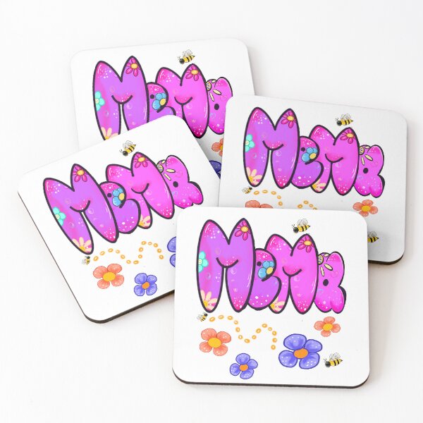 Item preview, Mema Name - personalised gifts - personalised,personalized custom name with flowers designed and sold by Artonmytee.