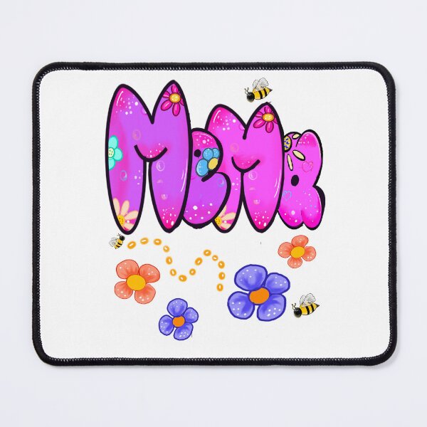 Item preview, Mema Name - personalised gifts - personalised,personalized custom name with flowers designed and sold by Artonmytee.