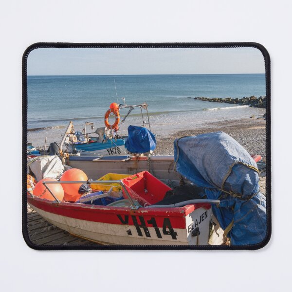 Item preview, Fishing boats on Sheringham beach, Norfolk coast designed and sold by yackers1.