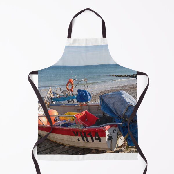 Item preview, Fishing boats on Sheringham beach, Norfolk coast designed and sold by yackers1.