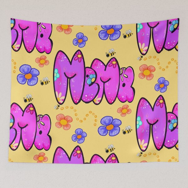 Item preview, Mema Name - personalised gifts - personalised,personalized custom name with flowers designed and sold by Artonmytee.