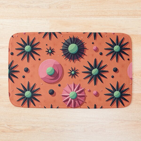 Item preview, Retro Starburst Mid-Century Pop Pattern designed and sold by mittie101.