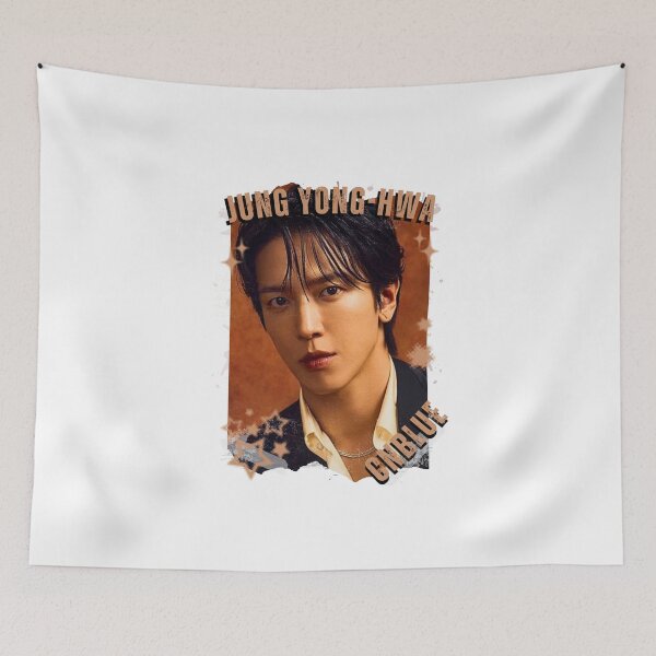 Item preview, CNBLUE Jung Yong-hwa Kpop Group Band Collage Digital Art Portrait designed and sold by AJUNICE STUDIO.