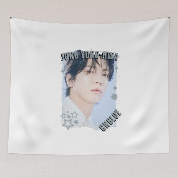 Item preview, CNBLUE Jung Yong-hwa Kpop Group Band Collage Digital Art Portrait designed and sold by AJUNICE STUDIO.