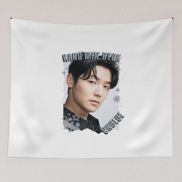 Item preview, CNBLUE Kang Min-hyuk Kpop Group Band Collage Digital Art Portrait designed and sold by AJUNICE STUDIO.