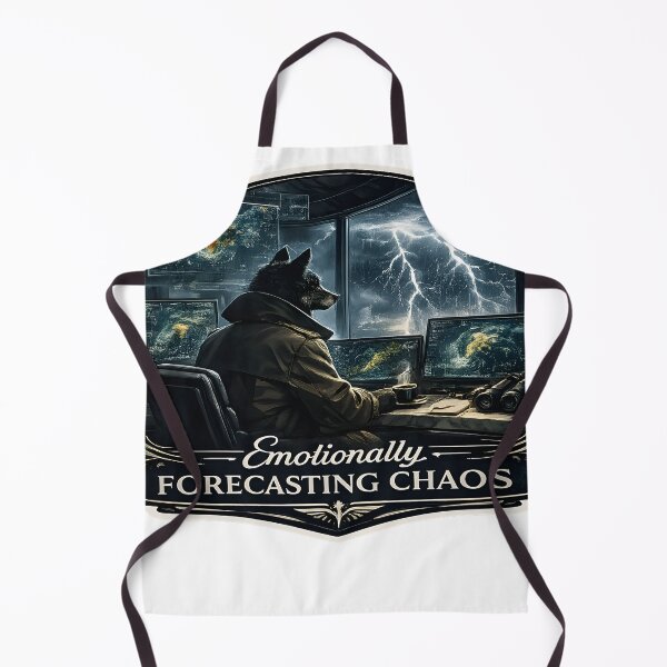 Item preview, Emotionally Forecasting Chaos Luxury Storm Observatory Aesthetic designed and sold by StickyGuys.