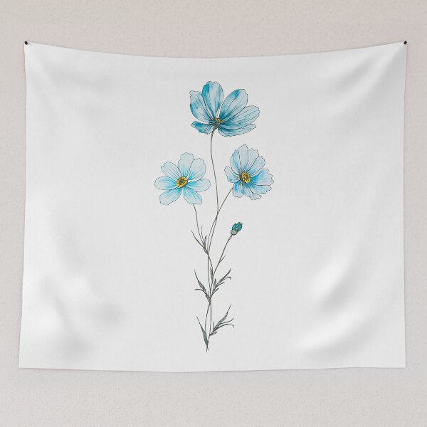Item preview, Bouquet of  cosmos flowers designed and sold by uunaa.