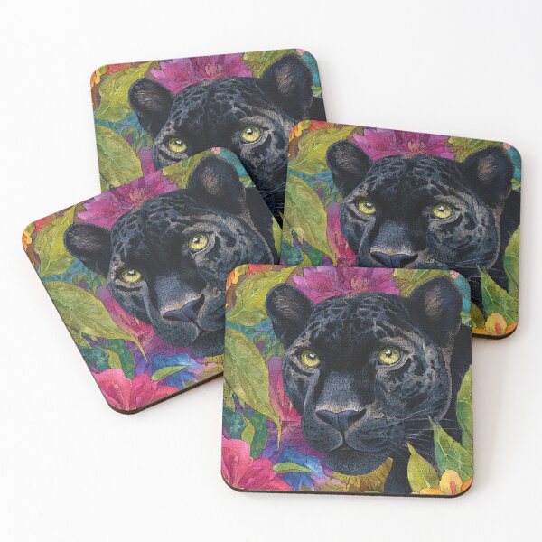 Item preview, Black Panther in Tropical Bloom designed and sold by RyanPhamDesigns.