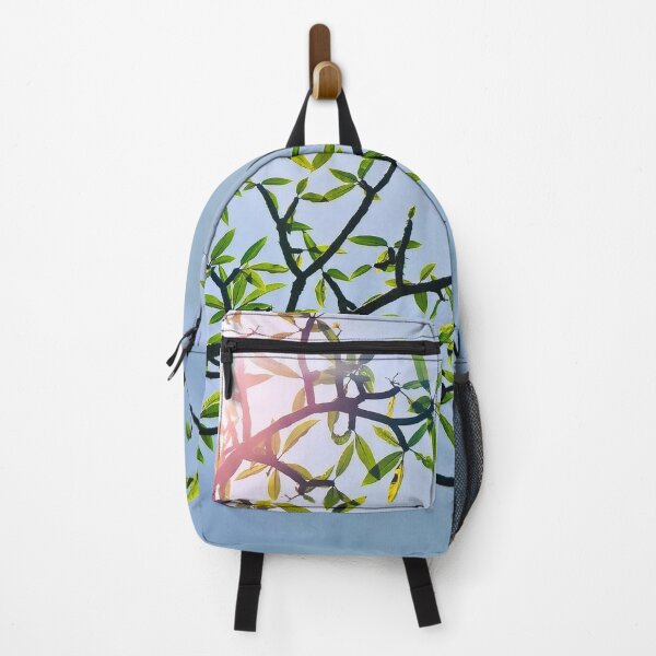 Item preview, Sunlight Green Leaves Against Blue Sky | Minimal Nature Aesthetic Photography designed and sold by Anicoa.