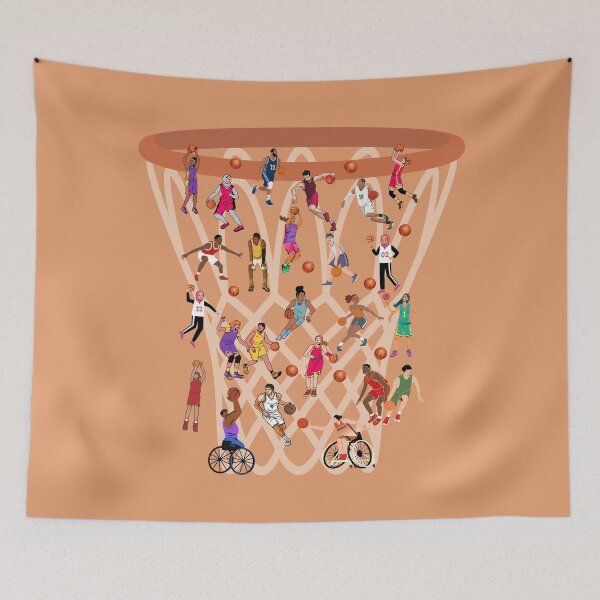 Item preview, ​Inclusive Basketball Illustration designed and sold by HBBS DESIGNS.