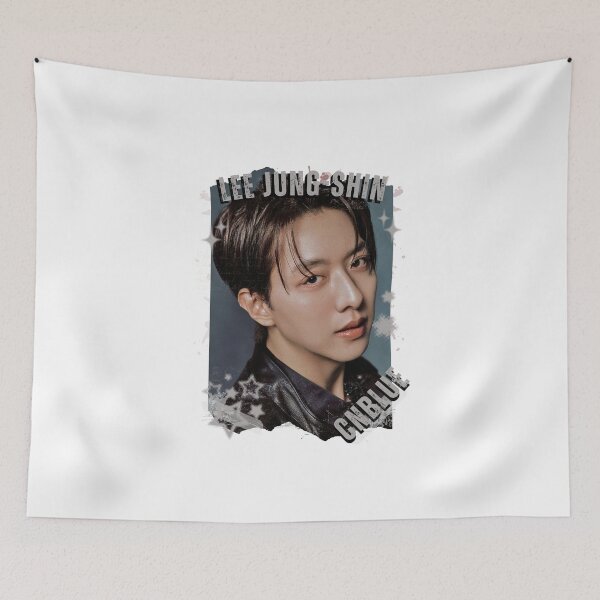 Item preview, CNBLUE Lee Jung-shin Kpop Group Band Collage Digital Art Portrait designed and sold by AJUNICE STUDIO.