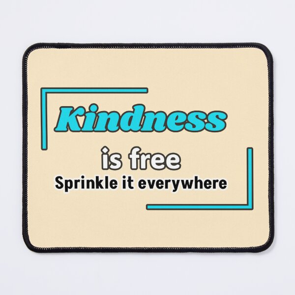 Item preview, Kindness Is Free Sprinkle It Everywhere Typography Design designed and sold by PixelParinda.