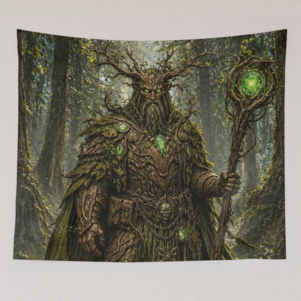Item preview, Ancient Forest Guardian | Mystical Tree-Man Protector of Nature designed and sold by DrakariArt.