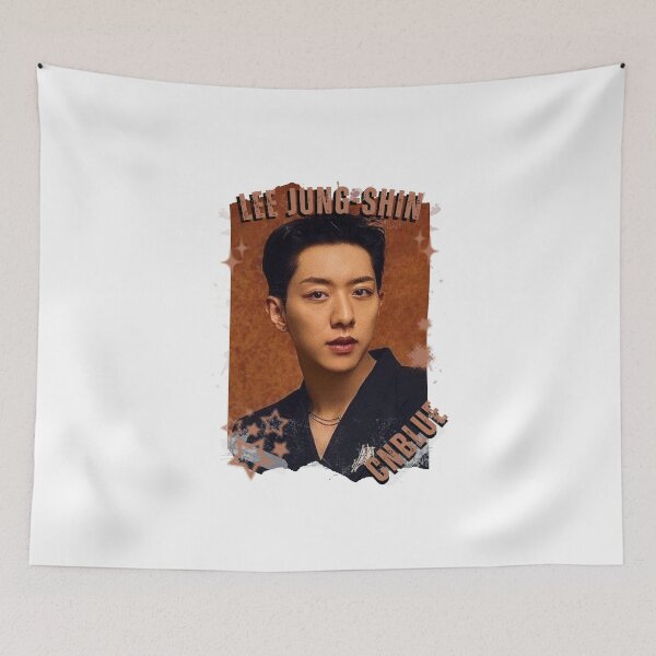 Item preview, CNBLUE Lee Jung-shin Kpop Group Band Collage Digital Art Portrait designed and sold by AJUNICE STUDIO.