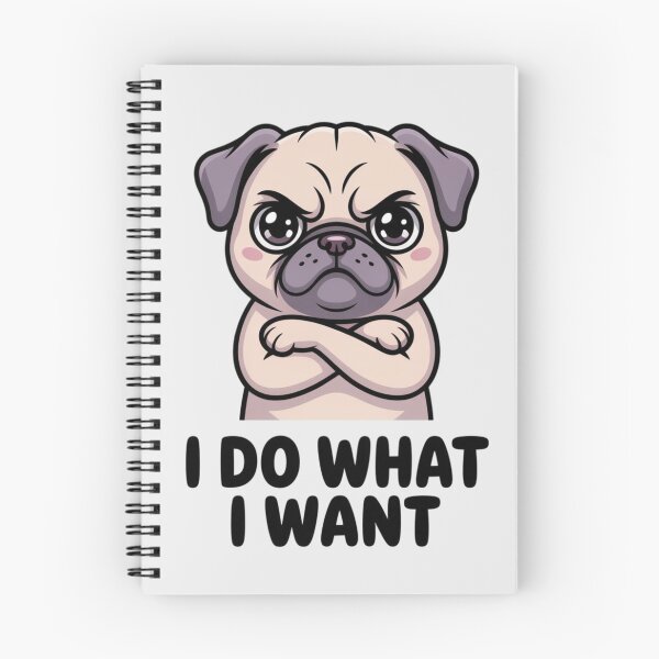 Item preview, Pug - Hago lo que quiero designed and sold by 123ks.