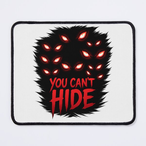 Item preview, You Can't Hide Creepy Eyes Shadow Horror Graphic designed and sold by Xemora.
