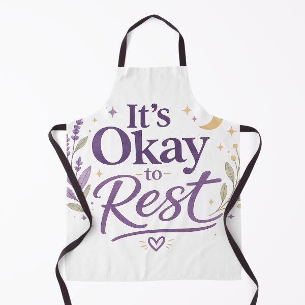 Item preview, It’s Okay to Rest – Calm Aesthetic Mental Health Design designed and sold by DreamelleStudio.