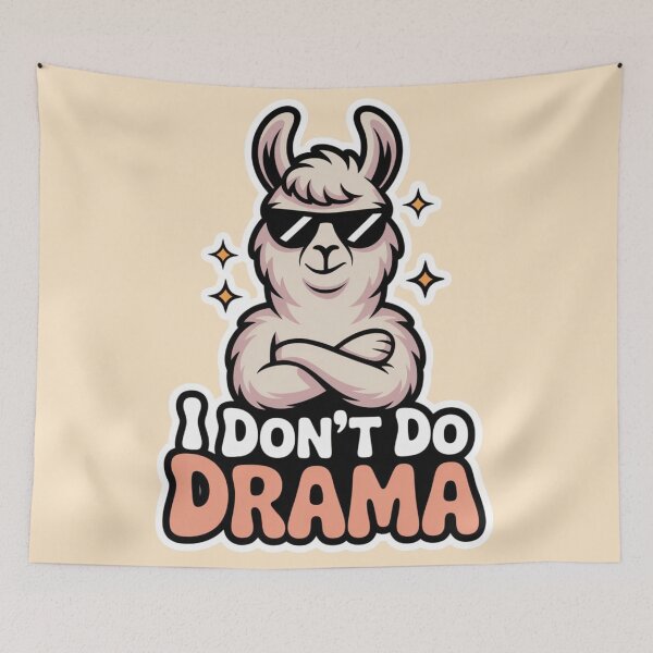 Item preview, Llama - I Don't Do Drama designed and sold by 123ks.