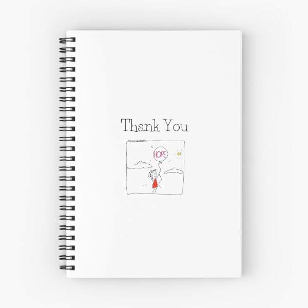Item preview, Hope Balloon with Thank You Words designed and sold by Joanne Whitlock.