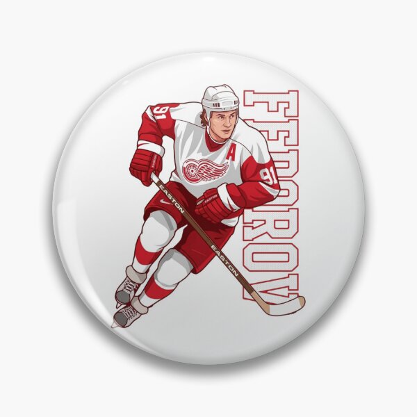 Item preview, Sergei Fedorov #91 - Detroit Hockey Legend - Retro 90s Style designed and sold by Thogan0416.
