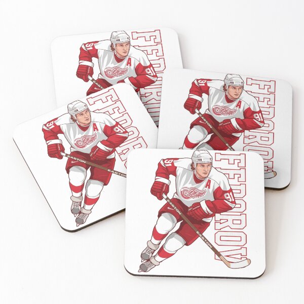 Item preview, Sergei Fedorov #91 - Detroit Hockey Legend - Retro 90s Style designed and sold by Thogan0416.