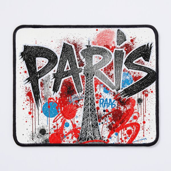 Item preview, Paris Eiffel Tower Graffiti Street Art designed and sold by Ekracreatives.